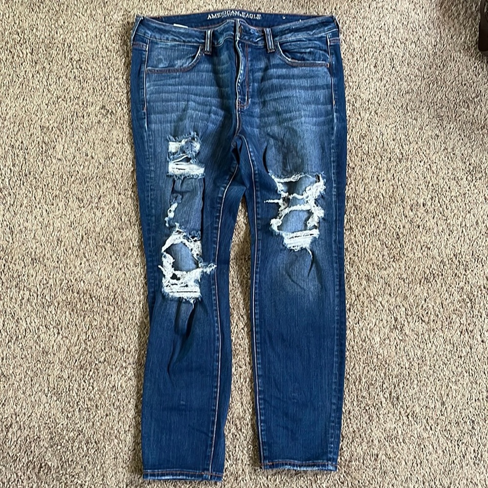 American Eagle super stretch x jeggings size 14 short